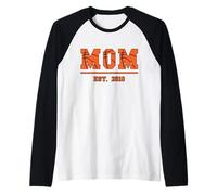 Basket-ball Maman 2010 Anniversaire Mère Fête Mères Vintage Manche Raglan