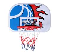 Basket-ball Mural pour Garçon Fille, Support ABS Bleu sans Perçage | Installation Facile, Jeu Intérieur en Chambre, pour Mini Ballon, Idée Présent Anniversaire et Fête Garçon Fille