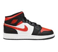 Basket-ball - NIKE - Air Jordan 1 Mid GS - Noir, Rouge - Mixte/Enfant - Respirant 38