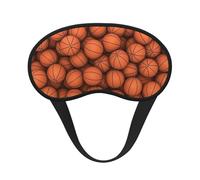 Basket-ball Orange,Masques de sommeil occultants, cache-yeux couvrants, masques de sommeil anti-lumière