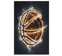 Basket-Ball Puzzles Adulte 1000 Pieces Cadeau Famille Puzzle Classique 3D EnfantsJouet en Bois Cadeau Unique （78×53cm）