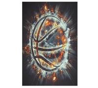 Basket-Ball Puzzles Adulte 1000 Pieces Cadeau Famille Puzzle Classique 3D EnfantsJouet en Bois Cadeau Unique 78×53cm