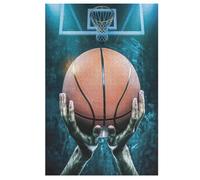 Basket-Ball Puzzles Adulte 1000 Pieces Cadeau Famille Puzzle Classique 3D EnfantsJouet en Bois Cadeau Unique 78×53cm