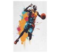 Basket-Ball Puzzles Adulte 1000 Pieces Cadeau Famille Puzzle Classique 3D EnfantsJouet en Bois Cadeau Unique 78×53cm