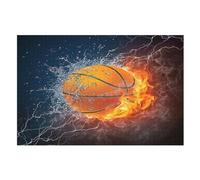 Basket-Ball Puzzles en Bois 1000 Pièces Adultes, Poster Jigsaw Puzzle, Design Unique Jouet Éducatif pour Adolescents Et EnfFourmis （75×50cm）