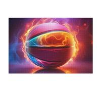 Basket-Ball Puzzles en Bois 1000 Pièces Adultes, Poster Jigsaw Puzzle, Design Unique Jouet Éducatif pour Adolescents Et EnfFourmis （75×50cm）
