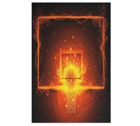 Basket-Ball Puzzles en Bois 1000 Pièces Adultes, Poster Jigsaw Puzzle, Design Unique Jouet Éducatif pour Adolescents Et Enfants （78×53cm）