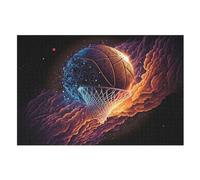 Basket-Ball Puzzles en Bois 1000 Pièces Adultes, Poster Jigsaw Puzzle, Design Unique Jouet ÉduChatif pour Adolescents Et EnfFourmis （75×50cm）