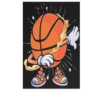 Basket-Ball Puzzles en Bois 1000 Pièces Adultes, Poster Jigsaw Puzzle, Design Unique Jouet ÉduChatif pour Adolescents Et Enfants 78×53cm