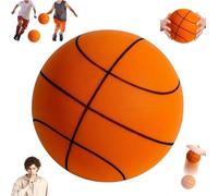 Basket-Ball Silencieux D'intérieur,Mise à Niveau 2025 Silent Basketball, Basket-Ball Silencieux Dribble Intérieur,Ballon de Basket D'entraînement À Faible Bruit,Balle d'Entraînement en Mousse(24cm)