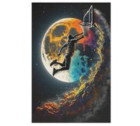 Basket-Ball Sports Coloré Puzzles Adulte 1000 Pieces Cadeau Famille Puzzle Classique 3D EnfFourmisJouet en Bois Cadeau Unique 78×53cm