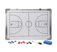 Basket-Ball Tableau Effaçable à Sec, Tableau Magnétique avec Stylet pour Le Coaching Moderne, Robuste et Durable, Facile à Écrire et à Effacer, pour Un Entraînement Pratique
