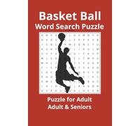 Basket ball Word Search Puzzle for Adult & Seniors: Practice Workbook For Adults and Seniors | silent basket ball, silent basket ball indoor| Find ... Print 6 x9 Inches | Easy Reading & Solving