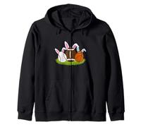 Basket, baseball, football, sports, lapin de Pâques pour enfants Sweat à Capuche