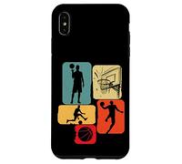 Basket Basket-Ball Joueur de Basketball Fan Basketteur Retro Coque pour iPhone XS Max