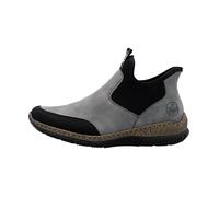 Basket Basse à Enfiler - RIEKER - Wildebuk - Gris Comb - Femme - Talon Plat 40