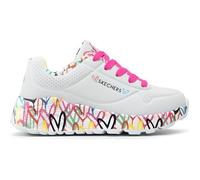 Basket Basse à Lacets Skechers Juniors Uno Lite-Lovely Luv - Blanc Multi 38