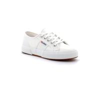 Basket Basse à Lacets - SUPERGA - Lamew - Blanc Brillant - Confort Exceptionnel - Femme 36