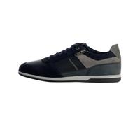 Basket Basse Cuir Geox Renan Suede - Marine Gris 41