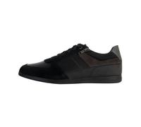 Basket Basse Cuir Geox Renan Suede - Noir Antracite 42