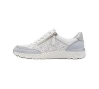 Jana Femme Damen Sneaker Low 8-23703-46 Basket, Blanc/Bleu, 38 EU