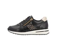 Basket Basse Cuir Remonte Minato - Noir Combi 37
