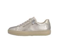 Rieker Baskets basses femme L5955 cuir fermeture éclair latérale doré 39
