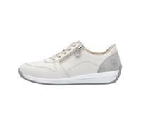 Basket Basse Cuir Rieker Galaxia - Blanc Combi 37