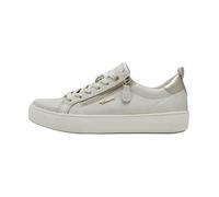 Basket Basse Cuir Tamaris - Blanc Sale 38