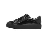 Basket Basse Cuir Tamaris - Noir Vernis 40