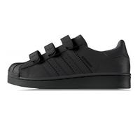 Basket Bébé - ADIDAS ORIGINALS - Superstar - Cuir Noir - Fermeture Velcro - Talon Plat 23