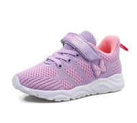 Basket Bébé Fille Chaussure de Course Garçon Sports Running Fitness Sneakers Enfant(36 EU/Violet)