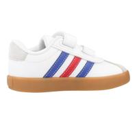 Basket Bébé Garçon En Cuir Court Velcro Blanc White 21