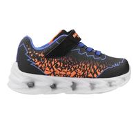 Basket Bébé Garçon Synthétique Légère Slip-on Noir Et Orange 22