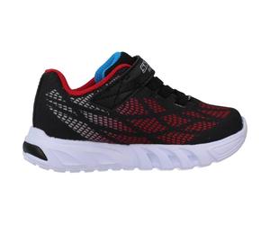 Basket Bébé Garçon Synthétique Lumineuse Légè Noir Et Arc-en-ciel 22