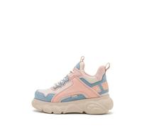 Basket Buffalo CLD CHAI VEGAN NUBUCK - Réf. 1630760--LT-BLUE-ROSE - Bleu - Femme - Lacets - Plat - Adulte 40