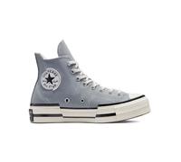 Basket Chuck 70 Plus - Converse - Gris - Lacets - Adulte - Textile - Plat - Mixte 36,5