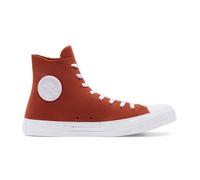 Basket Chuck Taylor All Star - CONVERSE - Rouge - Cuir - Plat - Lacets 37,5