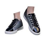 Basket Compensee Femme Basket Plateforme Femme sans Lacets Chaussettes Pailletes Leopard Paillettes Raleuse Rose Montante Compensées Sneakers Noir À Paillette Noire Toile Cuir 36 Hiver Derbies Talon