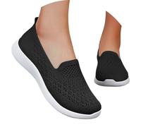 Basket Confortable Femme Chaussures Pieds Sensibles Femmes sans Lacets ler Rapide Chaussure Été Orthopédique Confortable Semelle Légère Respirante Orthopédiques Ete Chic Et Toile Lavable Lacet