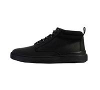 Basket Cuir Clarks CourtLite Mid - Homme - Noir - Lacets - Plat 41