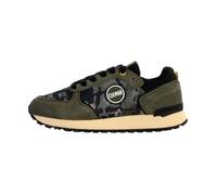 Basket Cuir Colmar Travis Camu - Vert militaire/Noir/Jaune 41