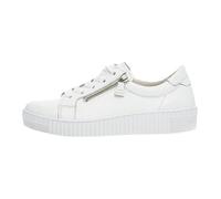 Basket Cuir Gabor Cervo - GABOR - Femme - Blanc - Lacets - Plat 35,5