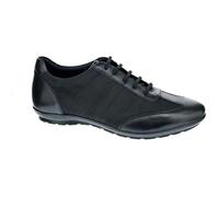 Basket Cuir Geox Symbol - Homme - Noir - Lacets plats - Confort exceptionnel