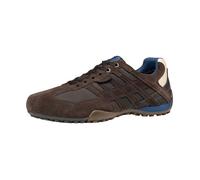 Basket Cuir Geox U Snake L Scam - Chocolat/Noir 45