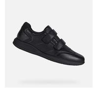 Basket Cuir Geox U Spherica EC2 A Sheep - GEOX - Homme - Noir - Scratch - Respirantes et légères