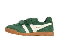 Basket Cuir Gola Barrier Strap - Vert Blanc 30
