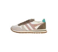 Basket Cuir Gola Daytona Chute - Blanc cassé-Rose-Bleu 38