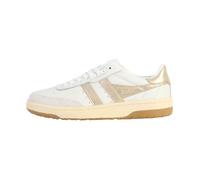 Basket Cuir Gola Falcon Mirror - Blanc/Or 36