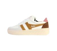 Basket Cuir Gola Grandslam Trident - Blanc/Marron/Rose 41